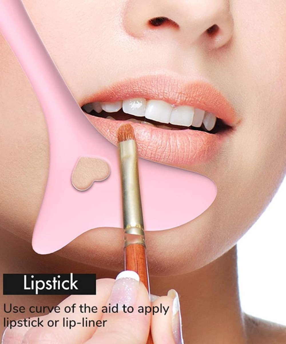 Silicone Eyeliner Stencil Wing Tips Mascara Drawing Lipstick Wearing Tool