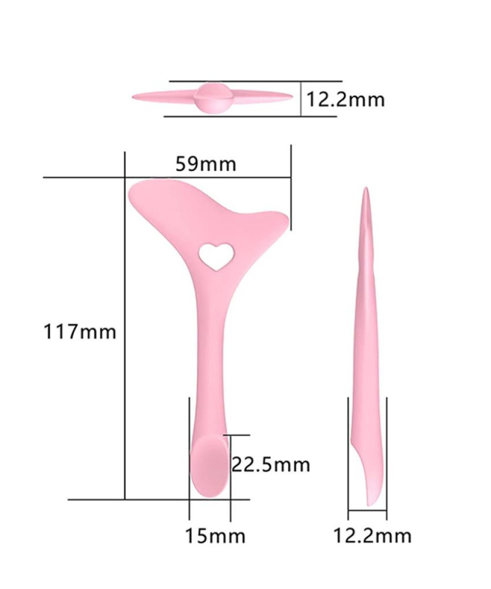 Silicone Eyeliner Stencil Wing Tips Mascara Drawing Lipstick Wearing Tool